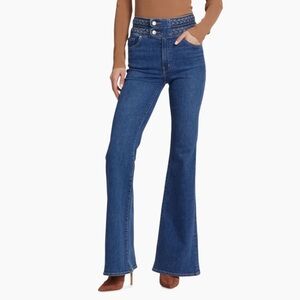 Derek Lam 10 Crosby Harlow Stretch Cotton Bootcut Jeans